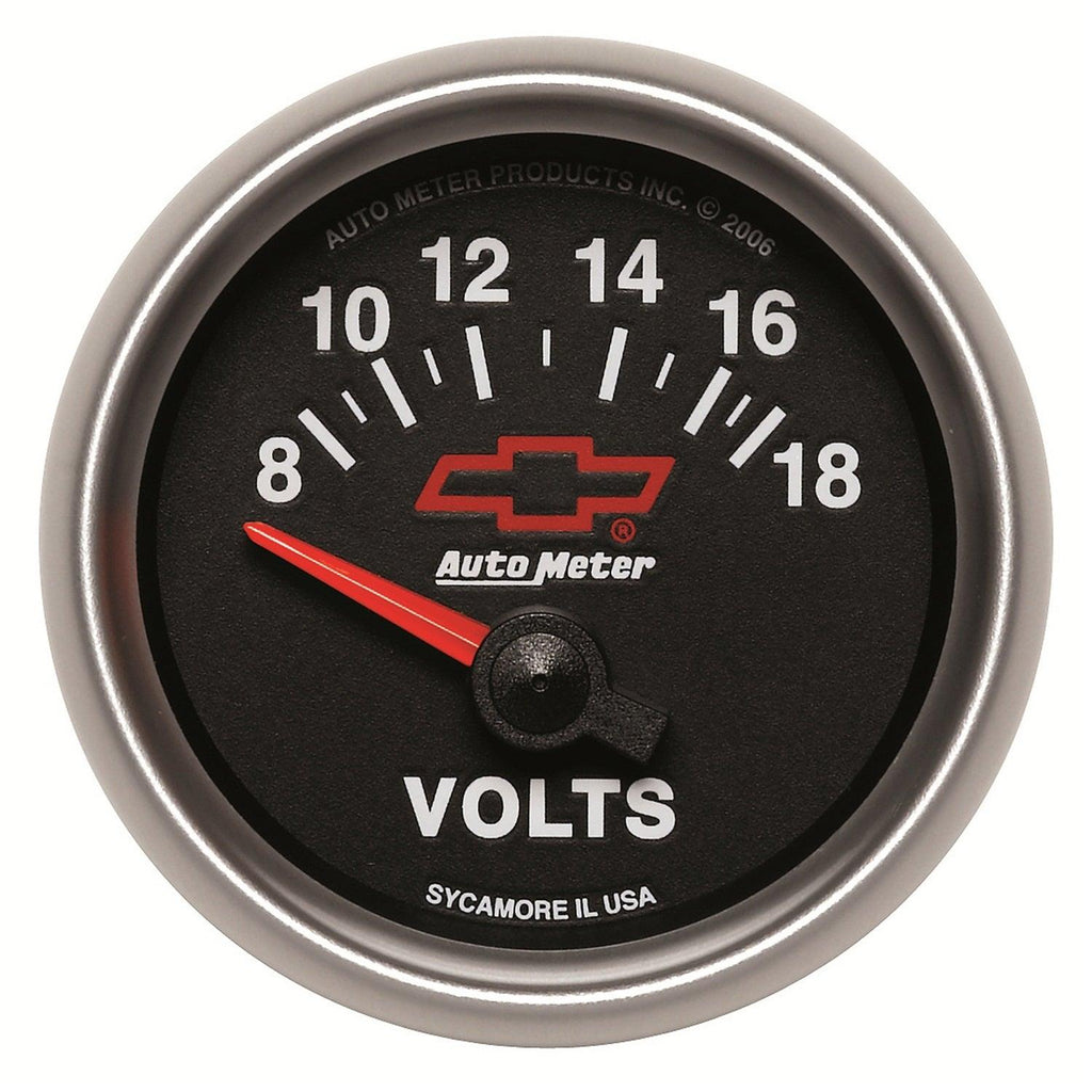 2-1/16 in. VOLTMETER 8-18V GM BLACK - greatparts