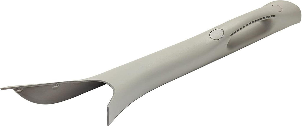 Front, Passenger Side Grab Handle Compatible with 2002-2008 Dodge Ram 1500, 2003-2009 Ram 2500 & 2003-2009 Ram 3500 a Pillar Trim Moulding, Light Graystone, Plastic, Gray