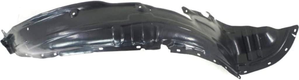 For Mazda MPV Splash Guard/Fender Liner 2004 2005 2006 | Front, Passenger Side, with Rocker Moldings | Replacement for LE4656130A, MA1251104 | Trim: All Submodels