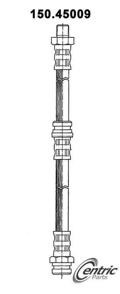 Centric Brake Hydraulic Hose for Cosmo, RX-4 150.45009