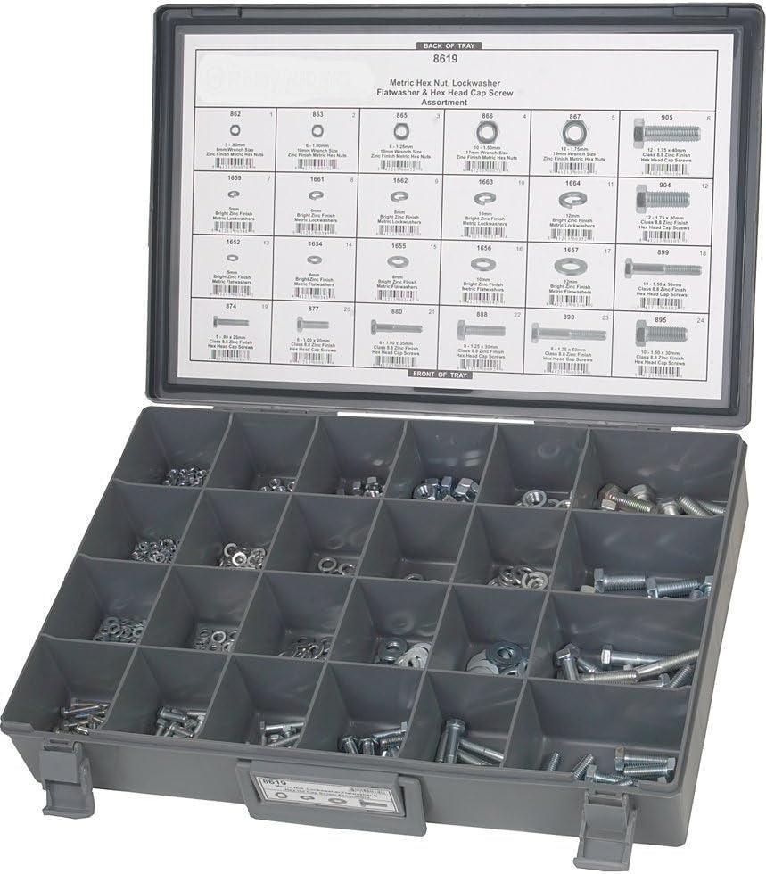 8619 Universal Grade 8.8 Nut and Bolt Assortment