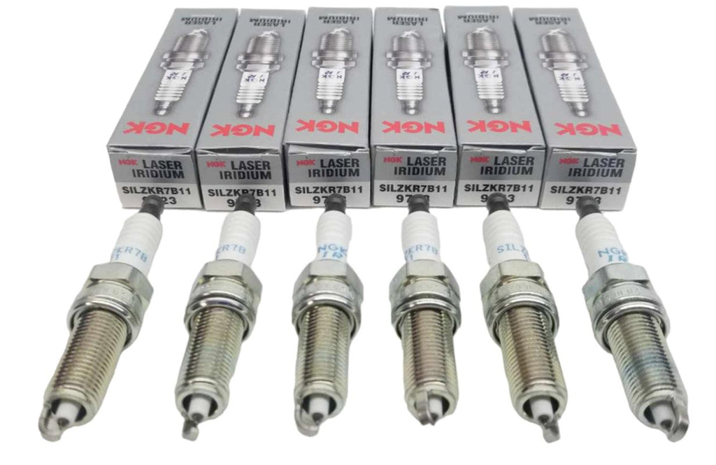 6Pc NGK 9723 Laser Iridium Spark Plug - SILZKR7B11 2010-2016 for GENESIS 3.8L