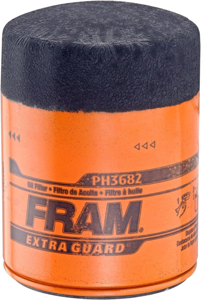 PH3682 Extra Guard Passenger Car Spin-On Oil Filter (Pack of 2)