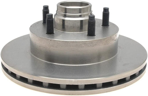 Replacement Front Disc Brake Rotor for Select Ford Ranger, Mazda B2300, B3000, B4000 Vehicles, Part #66673R, Silver