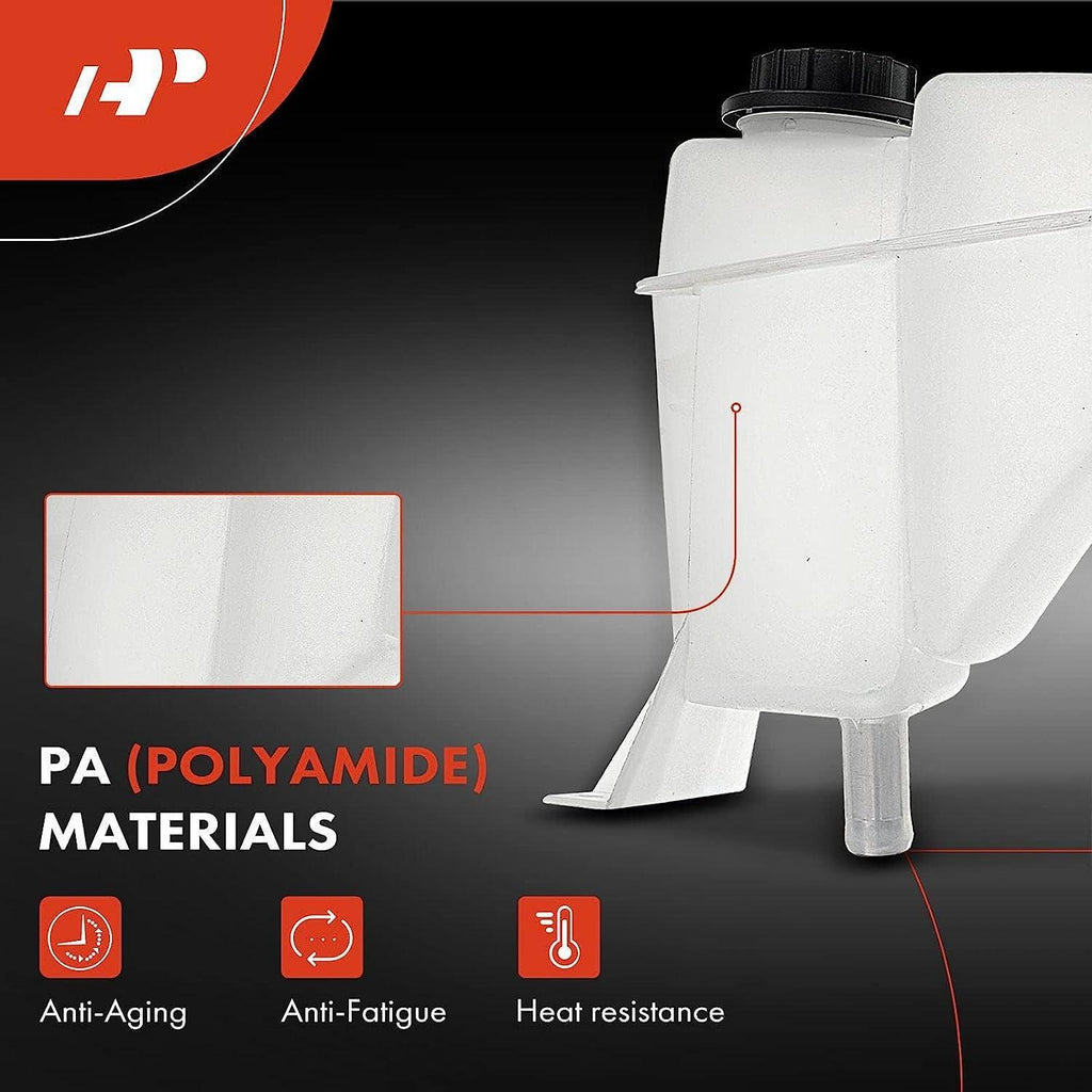 A-Premium Engine Coolant Recovery Overflow Reservoir Tank with Cap Compatible with Ford Excursion 2000-2005 & F-250 F-350 F-450 Super Duty 1999-2004, Replace for 2C3Z8A080AA, 6C358A080AC, 3C348A080B