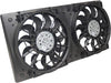 16928 High Output Dual Radiator Fan,Black