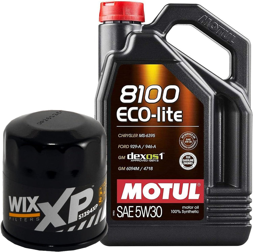 5L Newparts 8100 ECO-LITE 5W30 Filter Motor Oil Change Kit API SP-RC