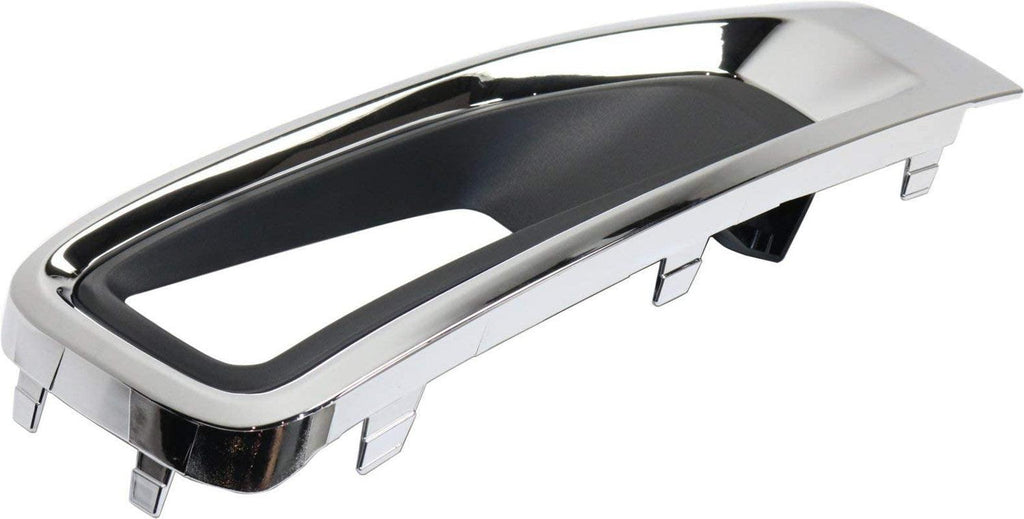 Fog Lamp Molding Compatible with 2015-2018 GMC Yukon/Yukon XL Chrome Bezel Passenger and Driver Side