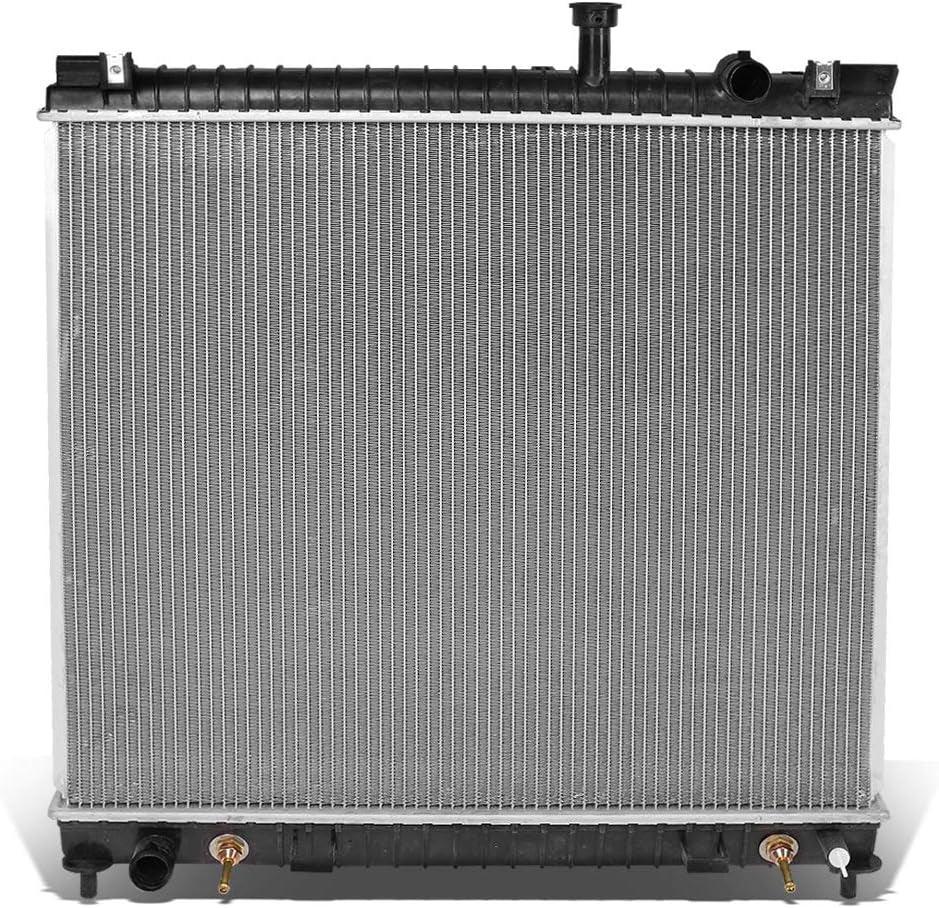 OEM-RA-2691 OE Style Aluminum Core Radiator Compatible with 04-10 QX56/05-15 Armada AT,26-3/4" W X 23-1/2" H X 1-1/4" D,1-1/2" Inlet/ 1-1/2" Outlet