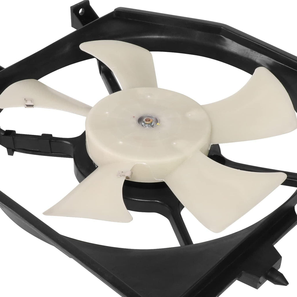 Factory Style A/C Condenser Fan Assembly Compatible with 95-98 Mazda Protege 1.5L,OEM-RF-0777