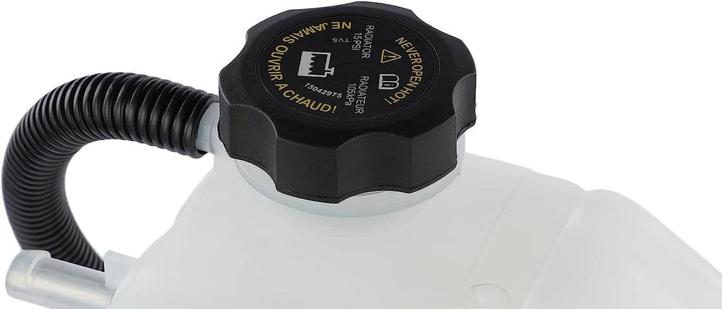 A-Premium Engine Coolant Overflow Recovery Reservoir Tank [W/Cap & Sensor] Compatible with Chevy Silverado 2500 HD 3500 Classic & GMC Sierra 2500 HD 3500, [6.6L Only], Replace # 15085725, 15808714