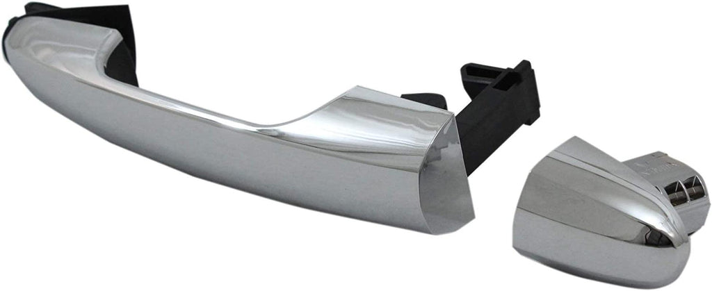 Exterior Door Handle Compatible with 2014-2016 Fiat 500L Front or Rear, Passenger Side