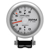 3-3/4 in. PEDESTAL TACHOMETER 0-8000 RPM ULTRA-LITE - greatparts