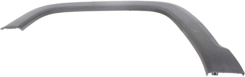 Compatible with Jeep Renegade Fender Trim 2015 16 17 18 19 2020 Driver Side | Front | Textured Dark Gray | Plastic Material | CH1290113 | 6TB75LXHAA