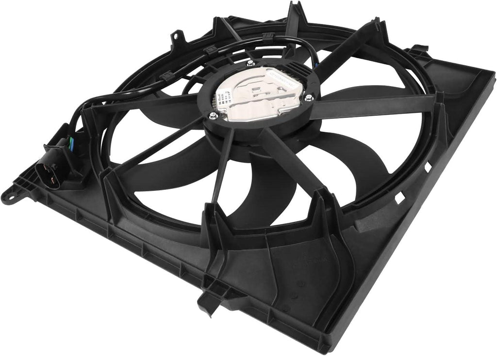 Factory Style Radiator Fan Assembly Compatible with 2019-2020 Santa Fe 2.0L,OEM-RF-1135