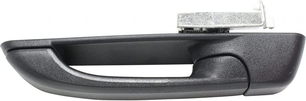 Compatible with Dodge Ram 1500 Exterior Door Handle 2009 2010 Driver Side | Rear | Textured Black | Trim:All Submodels | CH1520139 | 55112385AD