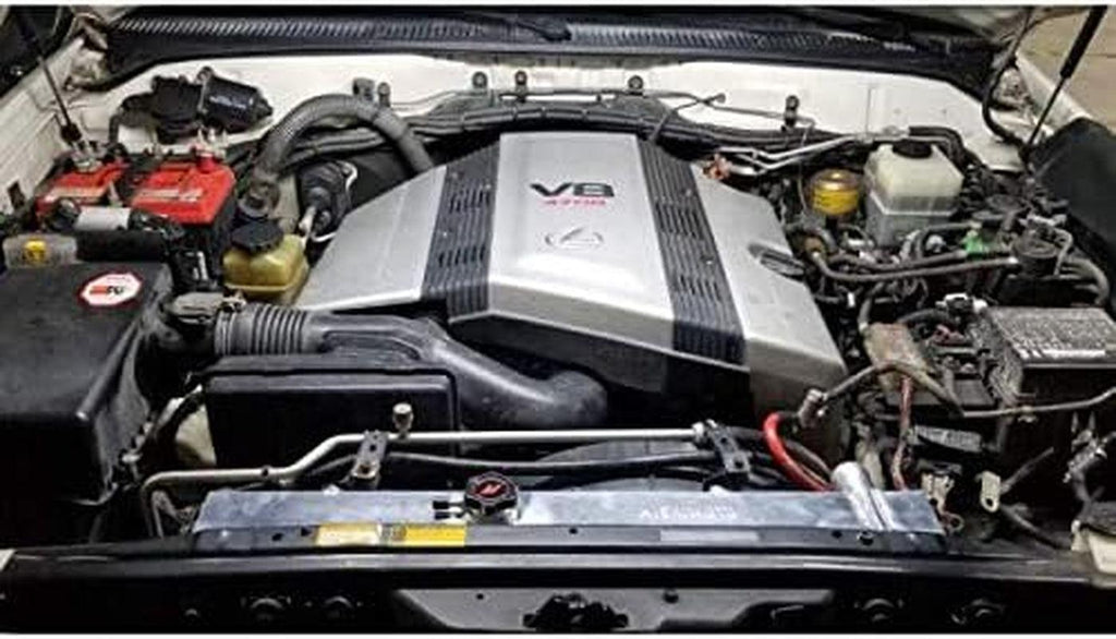 MMRAD-LCR-99 Performance Aluminum Radiator, Compatible with Toyota Land Cruiser J100 (2UZ-FE) 1998�2007