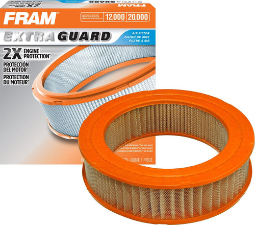 Extra Guard round Plastisol Engine Air Filter Replacement, Easy Install W/ Advanced Engine Protection and Optimal Performance, CA3187