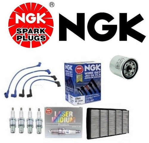 Tune up Filter NGK High Performance Wires & Platinum Spark Plugs (FOR Mazda RX8)