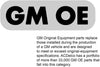 - GM Original Equipment Cabin Air Filter