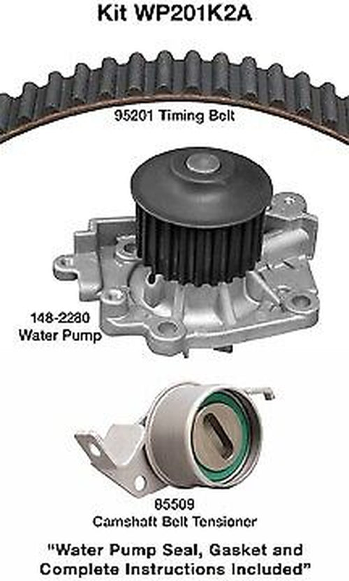 Dayco Engine Timing Belt Kit with Water Pump for 02-07 Lancer WP201K2A