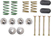 Professional 18K731 Rear Drum Brake Shoe Hold down Kit with Springs, Pins, Retainers, and Caps