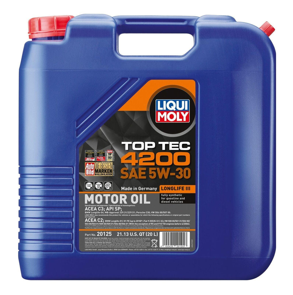 Engine Oil for G70, Accent, Ioniq, Kona, Palisade, Santa Fe, Sonata+More 20125