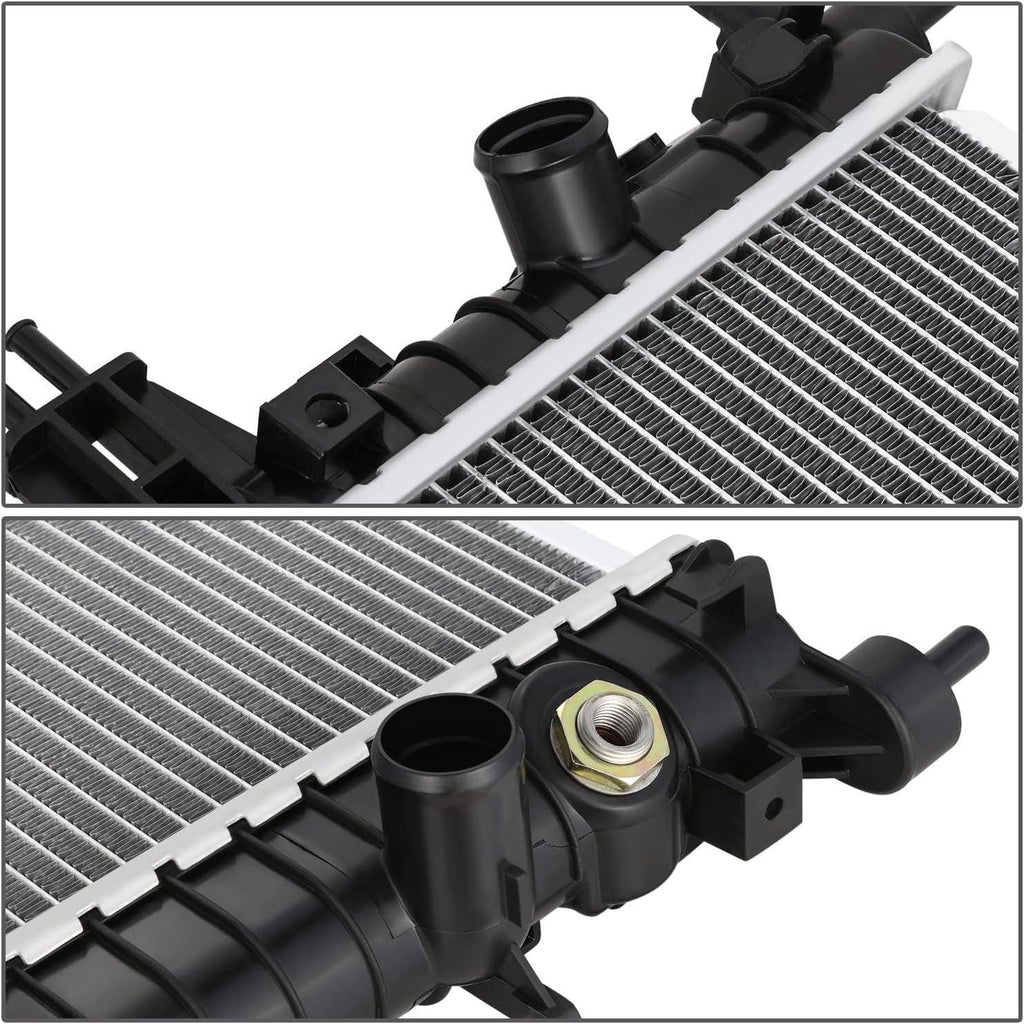 OEM-RA-13058 OE Style 1-Row Aluminum Cooling Radiator Compatible with 2008-2009 Saturn Astra 1.8L AT