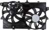 622030 Cooling Fan Assembly Compatible with 2007-2014 Ford Edge , Black