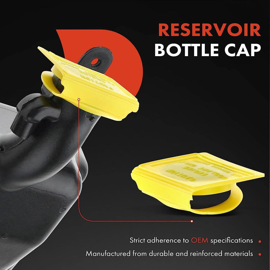 A-Premium Engine Coolant Overflow Recovery Reservoir Tank [W/Cap] Compatible with Dodge Dakota 1999, Durango 1998-1999, 2.5L 3.9L 5.2L 5.9L, Replace # 4886387AA