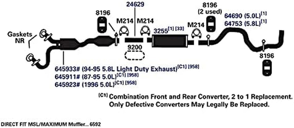 64753 Exhaust Tail Pipe