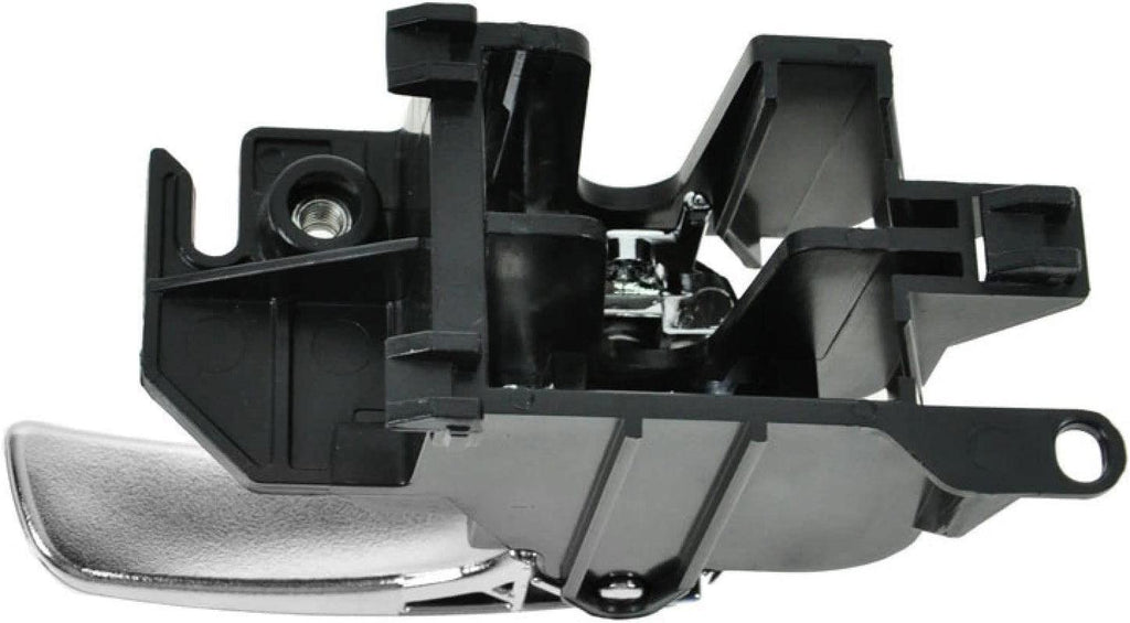 Front or Rear Inner inside Interior Door Handle Gray & Chrome LH Left Driver Side Compatible with 2005-2013 Nissan Frontier / 2005-2012 Pathfinder / 2005-2013 Xterra