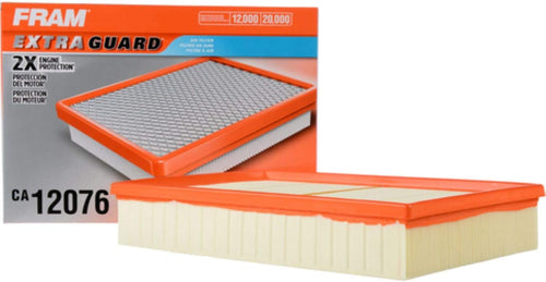 Extra Guard Flexible Panel Engine Air Filter Replacement, Easy Install W/Advanced Engine Protection and Optimal Performance, CA12076