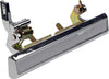 77017 Front Passenger Side Exterior Door Handle Compatible with Select Models, Chrome, Black