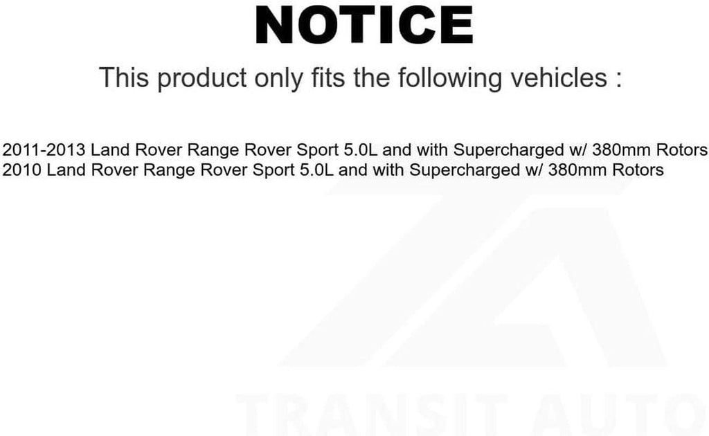 Mpulse Front Disc Brake Pads Wear Sensor SEN-2BWS0305 for 2010-2013 Land Rover Range Sport 5.0L