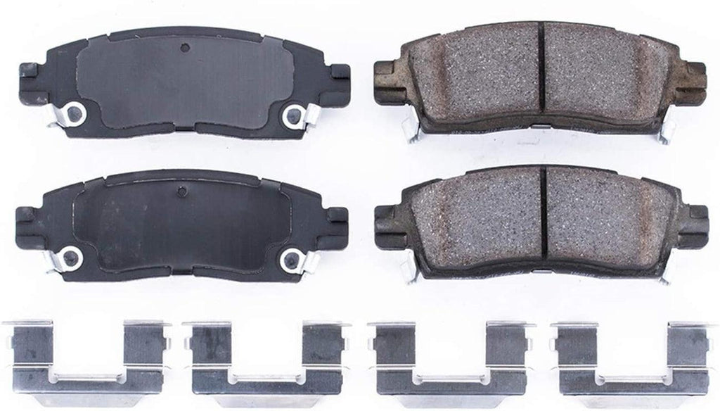 17-883, Z17 Rear Ceramic Brake Pads with Hardware