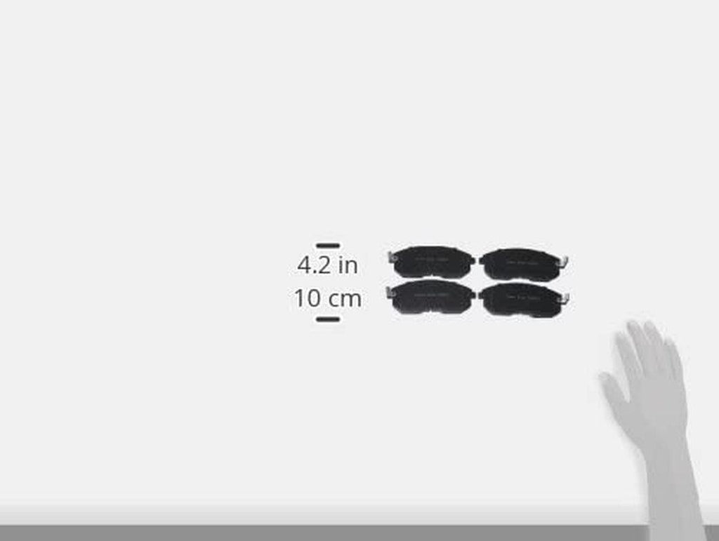 17-815, Z17 Front Ceramic Brake Pads with Hardware