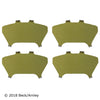Front Disc Brake Pad Set for SC430, GS300, GS430, IS300, GS400, Supra (089-1506)