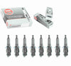 8 Pc NGK V-Power Spark Plugs Compatible with Ford F-250 Pickup 5.0L 5.8L 5.9L 6.4L V8 1966-1974
