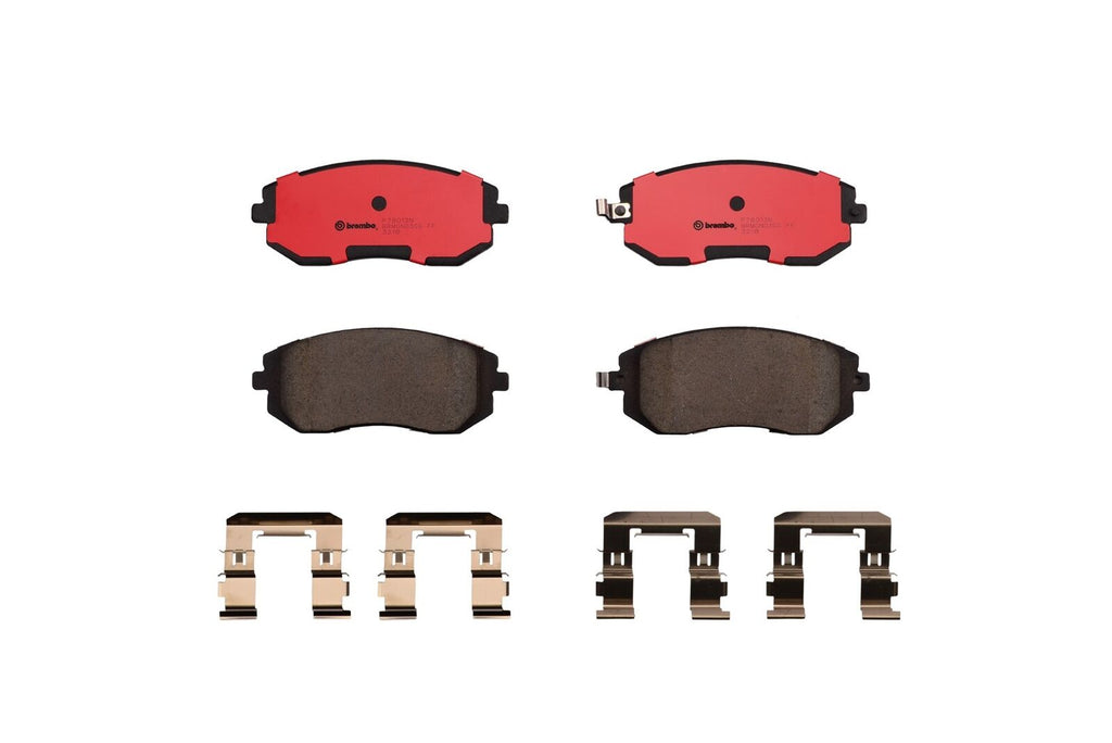 Front Disc Brake Pad Set for Legacy, Outback, Forester, Impreza+More (P78013N)