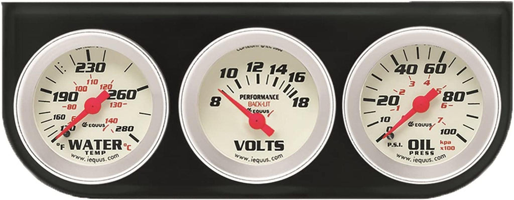 Equus 8200 2" Volt Triple Gauge Kit