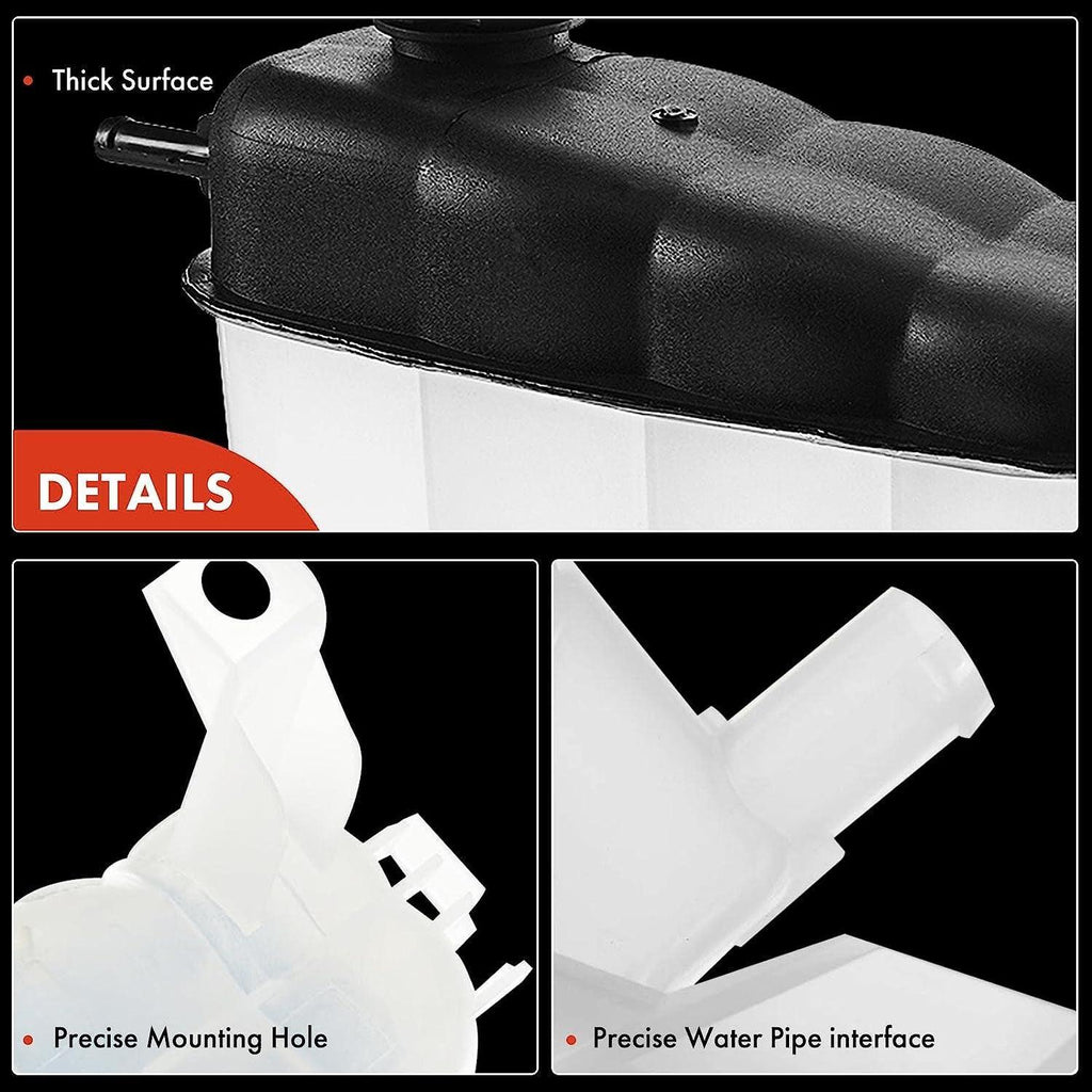 A-Premium Engine Coolant Reservoir Tank [With Cap] Compatible with Chevy Silverado 1500 2500 3500, Tahoe 07-14 & GMC Sierra 1500, Yukon XL 2500 07-13 & Cadillac Escalade 07-14, Replace# 22870828