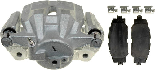 Acdelco Gold 18R2717 Front Driver Side Disc Brake Caliper Assembly with Ceramic Pads (Loaded Non-Coated), Remanufactured