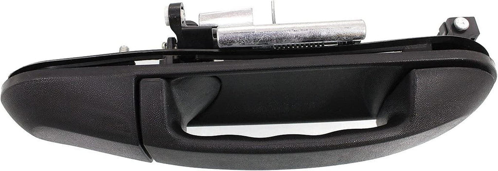 Front Exterior Door Handle Set of 2 Compatible with 2002-2010 Ford Explorer and 2007-2010 Explorer Sport Trac Textured Black Driver and Passenger Side