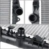 OEM-RA-13027 OE Style 2-Row Aluminum Cooling Radiator Compatible with 14-17 S550 S63 AMG / 15-17 S550E S600 S65 AMG / 2017 E300 E43 AMG / 16-17 GLC300