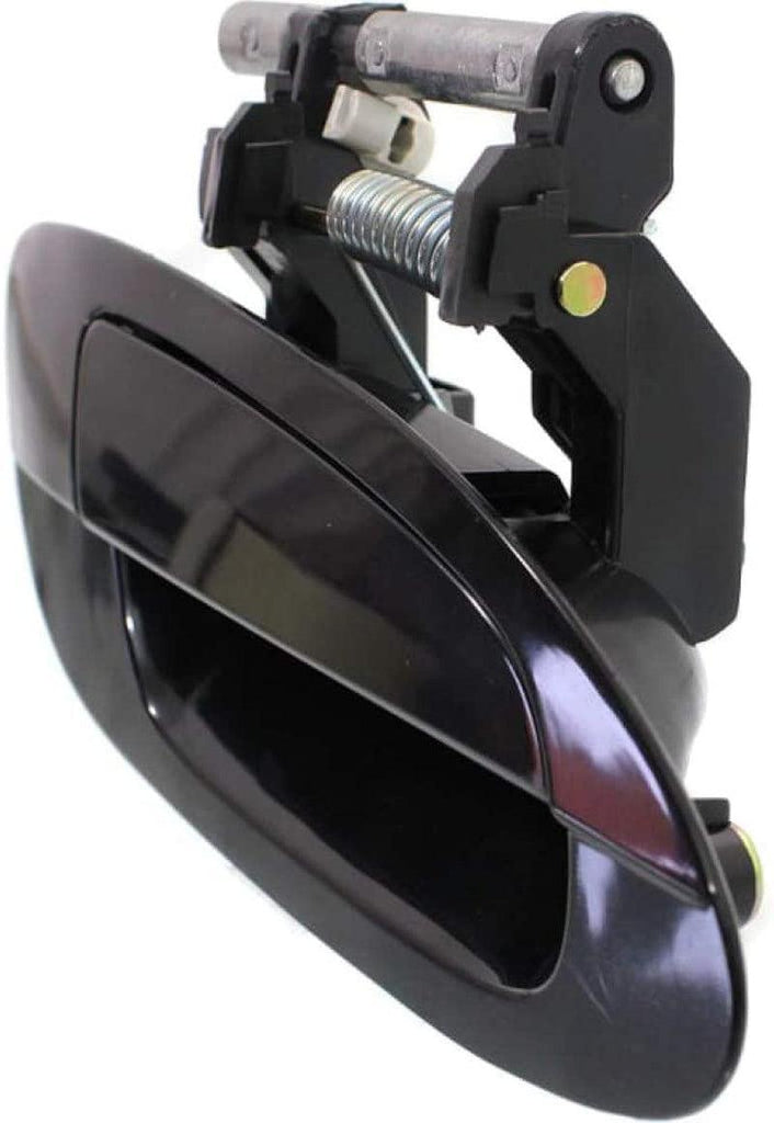 For Nissan Altima Exterior Door Handle Front, Passenger Side Smooth Black (2002-2006) | Trim: All Submodels