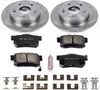 Rear KOE1243 Stock Replacement Brake Pad and Rotor Kit Autospecialty
