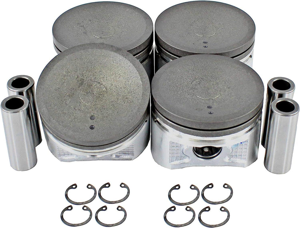 DNJ P641.20 Oversize Piston Set for 1995-1999 / Nissan / 200SX, Sentra / 1.6L / DOHC / L4 / 16V / 97Cid / GA16DE