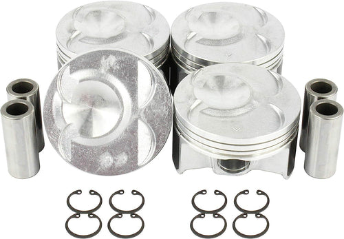 DNJ P216 Piston Set for 2002-2006 / Acura, Honda/Civic, RSX / 2.0L / DOHC / L4 / 16V / 122Cid / K20A3