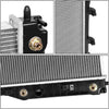 DNA Motoring  Factory Style Aluminum Radiator Compatible with 05-13 Corvette,23-7/16" W X 17-3/16" H X 1" D,1-5/16" Inlet / 1-5/16" Outlet